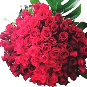 Μπουκέτο με 101 κόκκινα τριαντάφυλλα